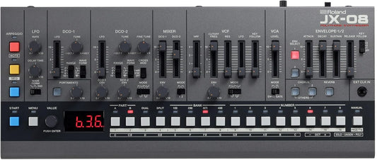 Roland JX-08 Tabletop Synthesizer - Boutique Series, Iconic Sound