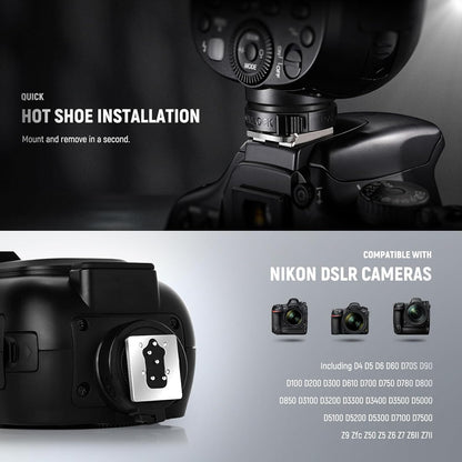 Neewer Z1-N TTL Round Head Flash Speedlite Nikon