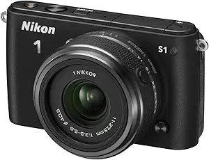 Nikon 1 S1 Mirrorless Camera + 11-27.5mm Lens - Black