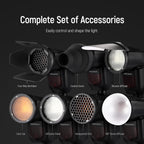 Neewer CRM2 Magnetic Flash Accessories Kit for Round Head Speedlites