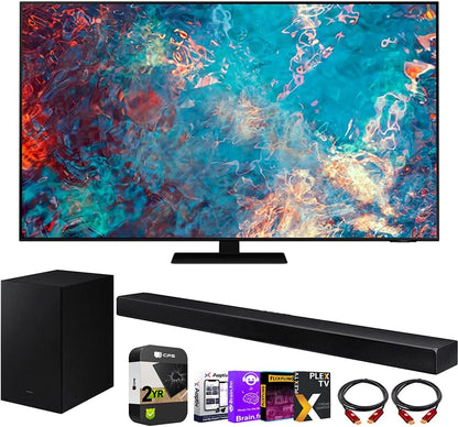 Samsung E18SAMQN55QN85AA 55" Neo QLED 4K Smart TV Bundle
