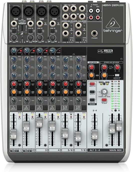 Behringer Q1204USB 12-Input USB Audio Mixer