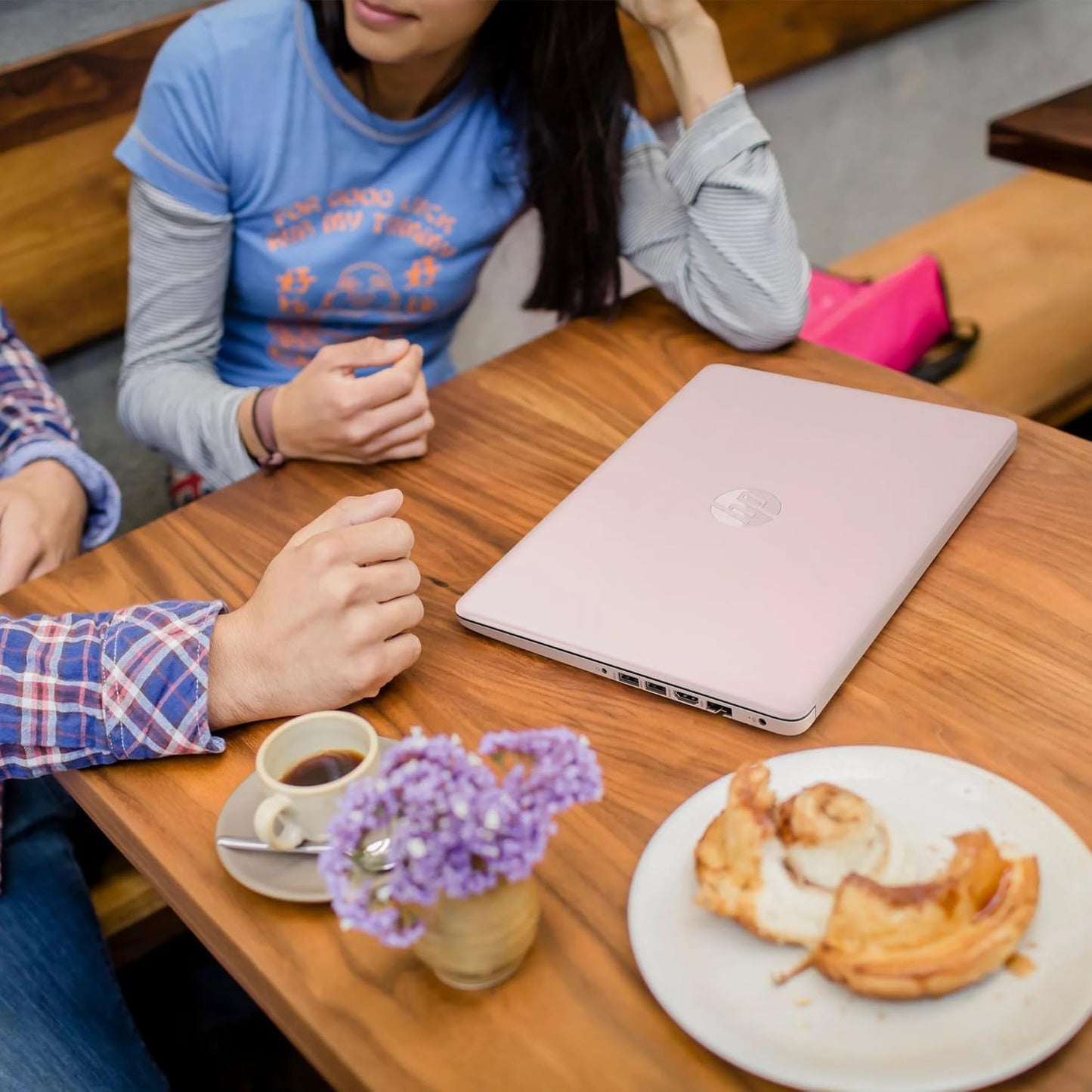 HP Premium 14" HD Laptop Microsoft 365 Pink