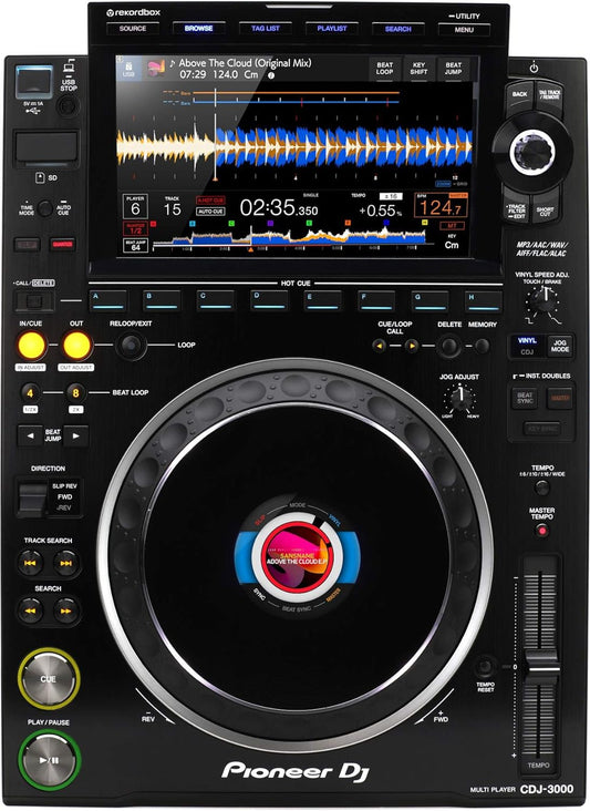 Pioneer DJ CDJ-3000 Professional Multi Player Black