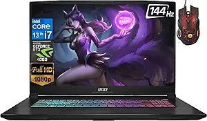 MSI MSI Katana 17 Gaming Laptop i7 RTX 4060 64GB 4TB SSD 144Hz