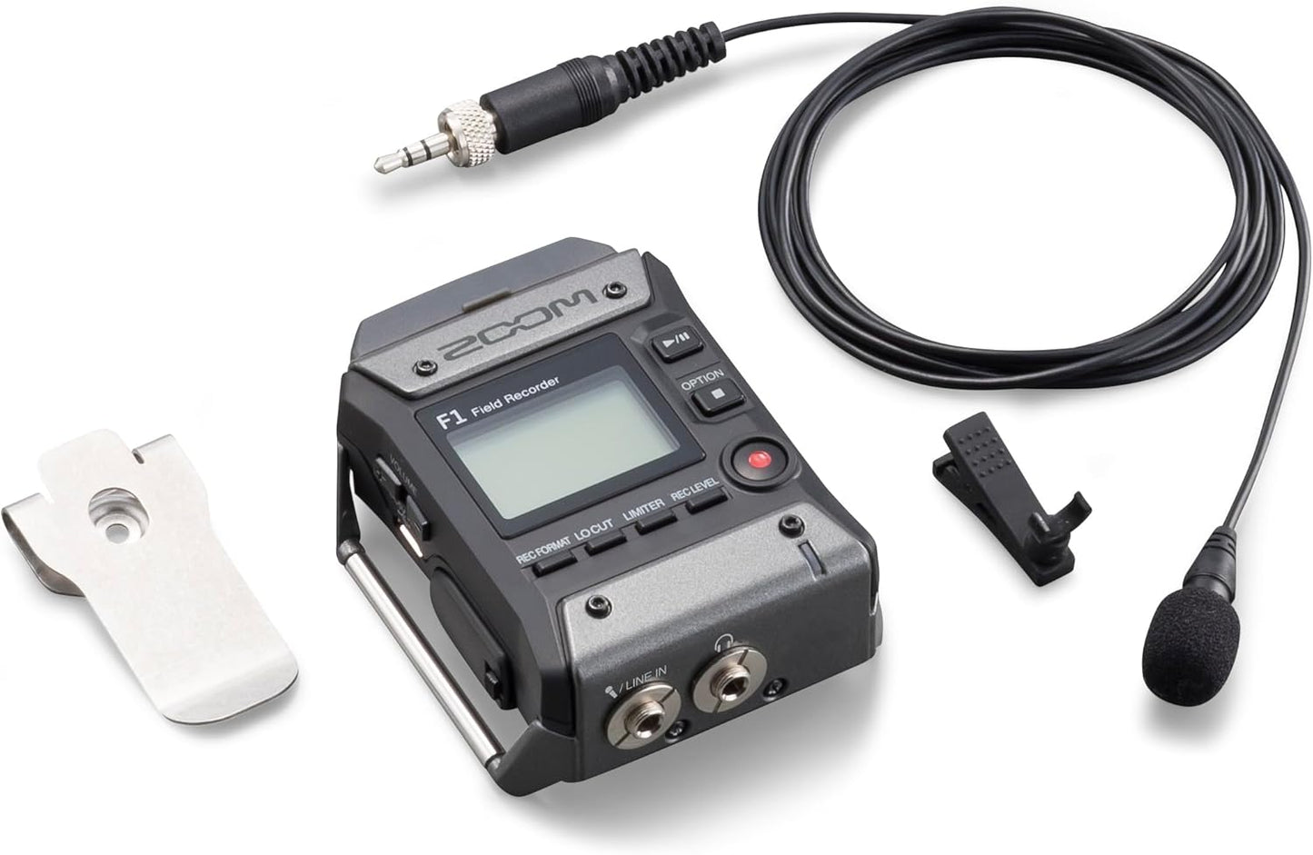 Zoom F1-LP Field Recorder with Lavalier Mic