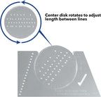 Westcott ALG-1 Lettering Stenciling Template Drafting Tool