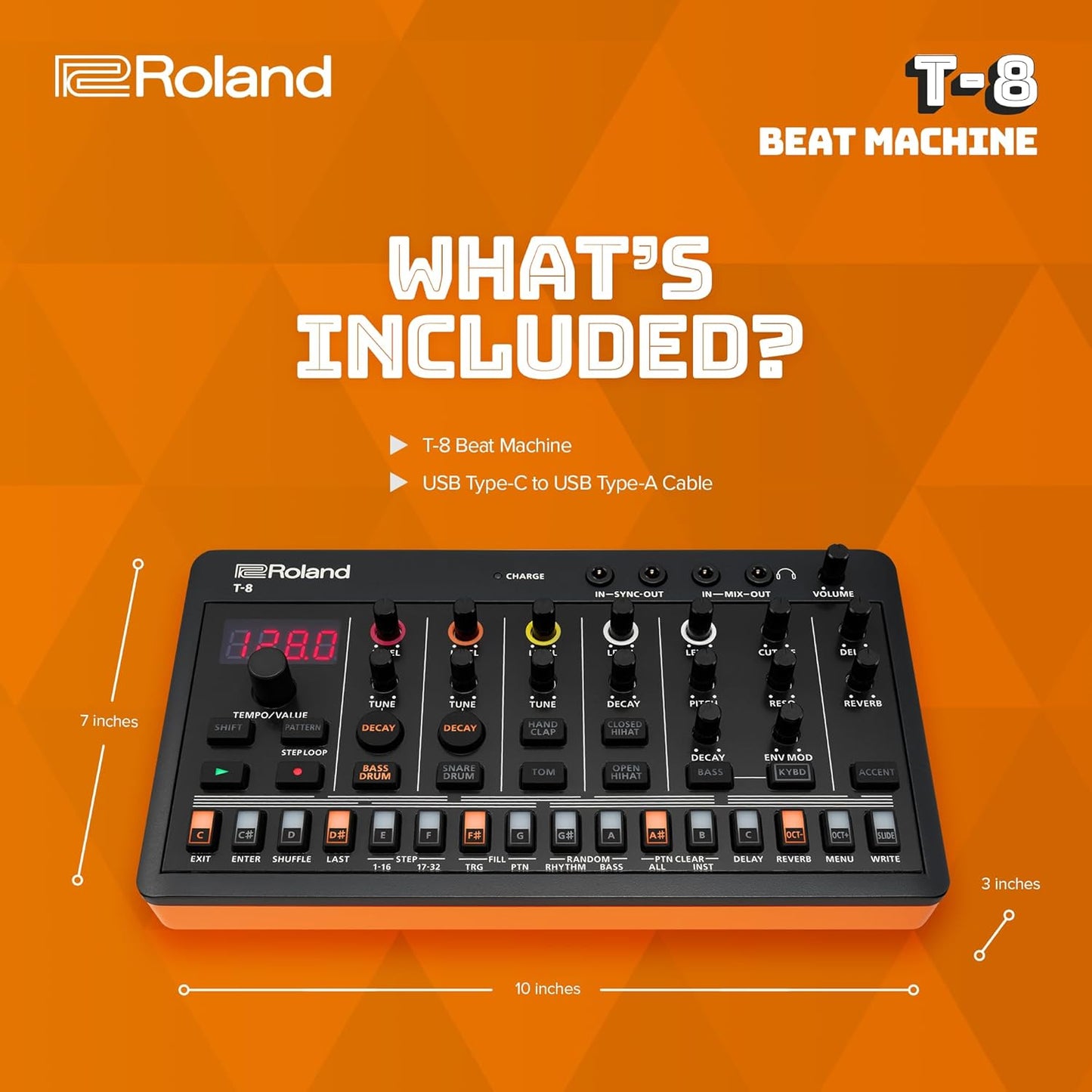 Roland T-8 AIRA Compact Beat Machine Drum Sequencer