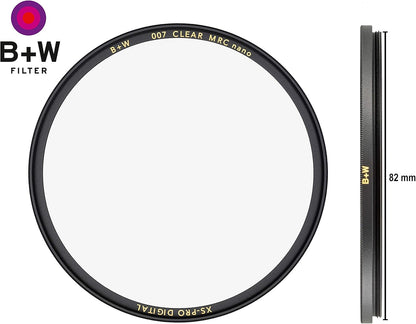 B+W 66-1066112 82mm XS-Pro Clear Filter MRC Nano Coating