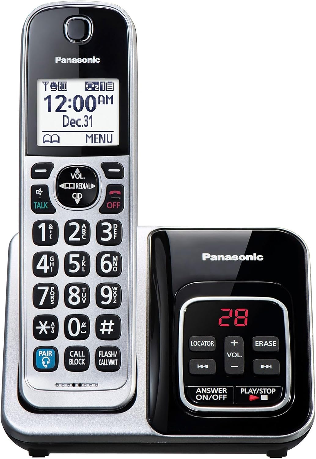 Panasonic KX-TGD890S Bluetooth Cordless Phone System