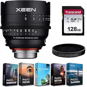 Rokinon XN24-PL XEEN 24mm T1.5 Cine Lens Bundle