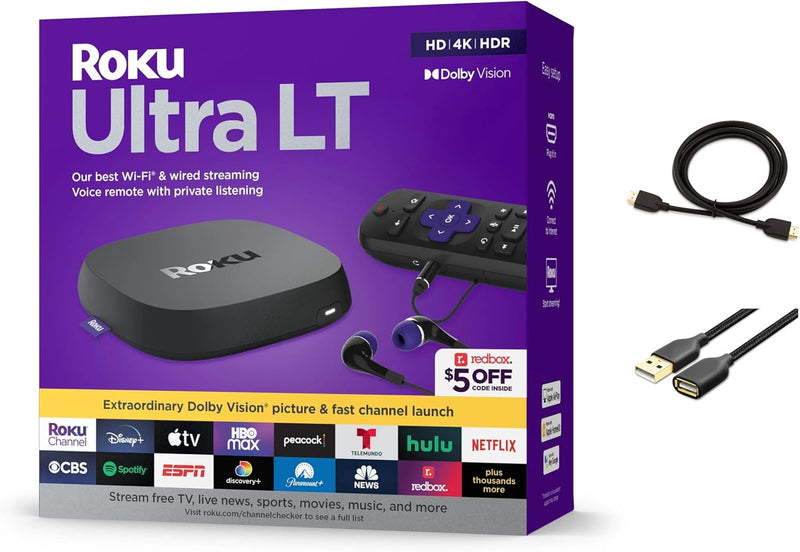 Roku Ultra LT Streaming Device 4K HDR — main product image