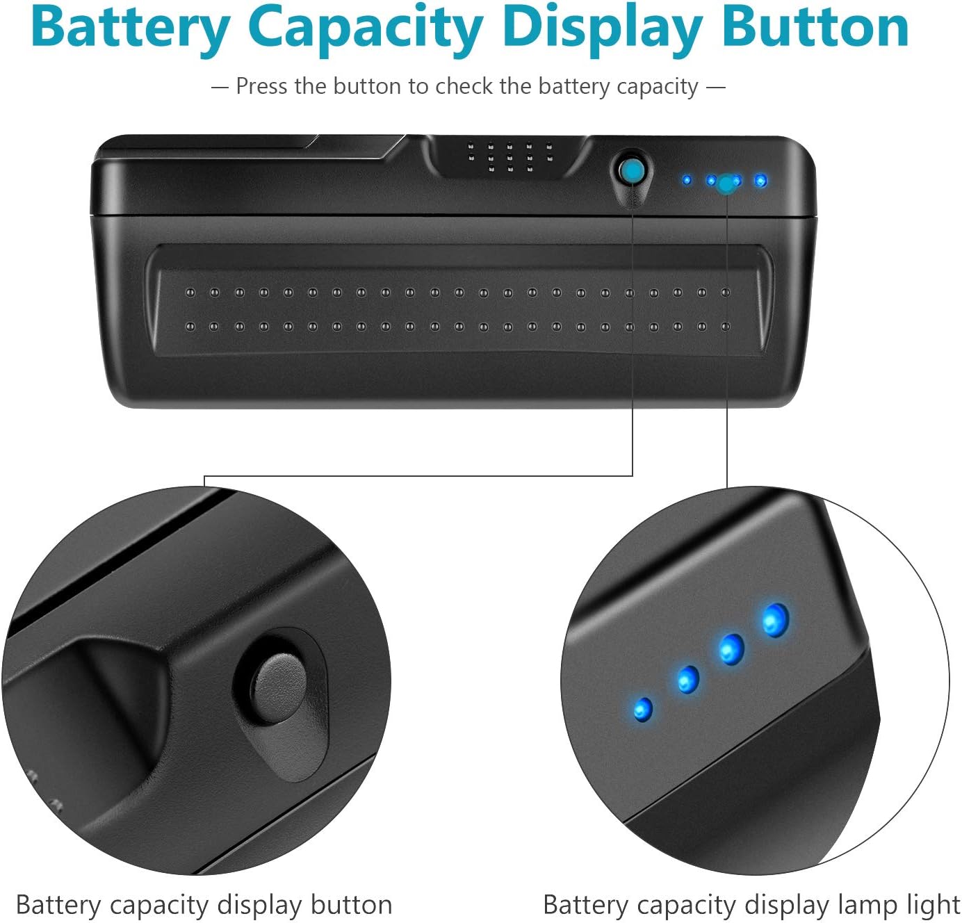 Neewer 10095777 V Mount 190Wh 14.8V Rechargeable Battery