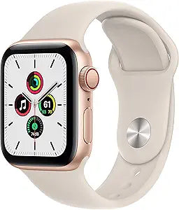 Apple Watch SE 40mm GPS Cellular Gold Renewed