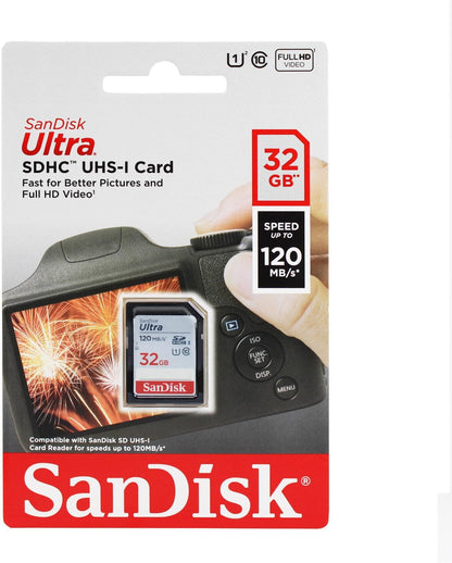 SanDisk SDSDUNC-032G-GN6IN 32GB Ultra SDHC UHS-I Card
