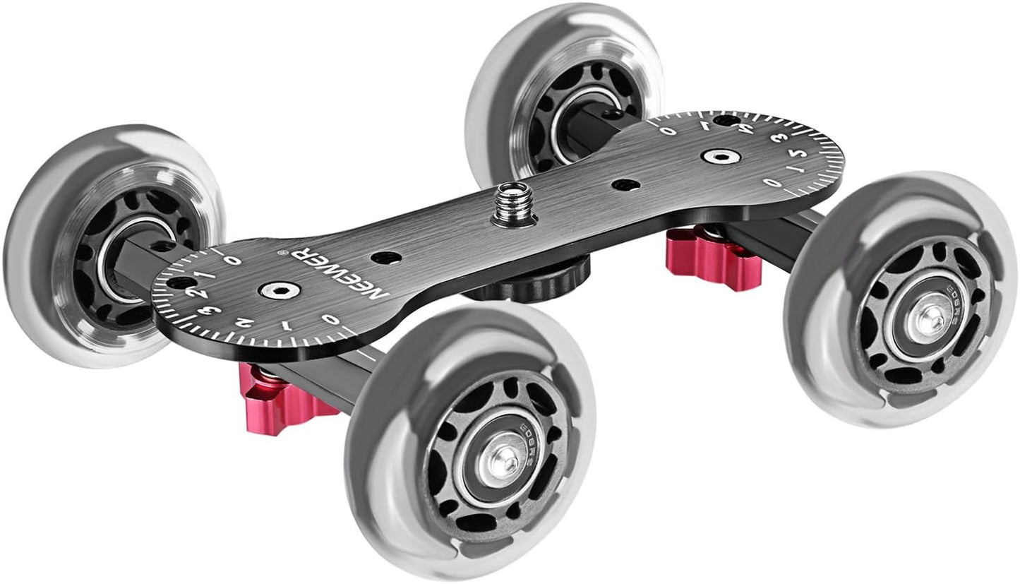 Neewer 10089621 Camera Table Dolly Slider