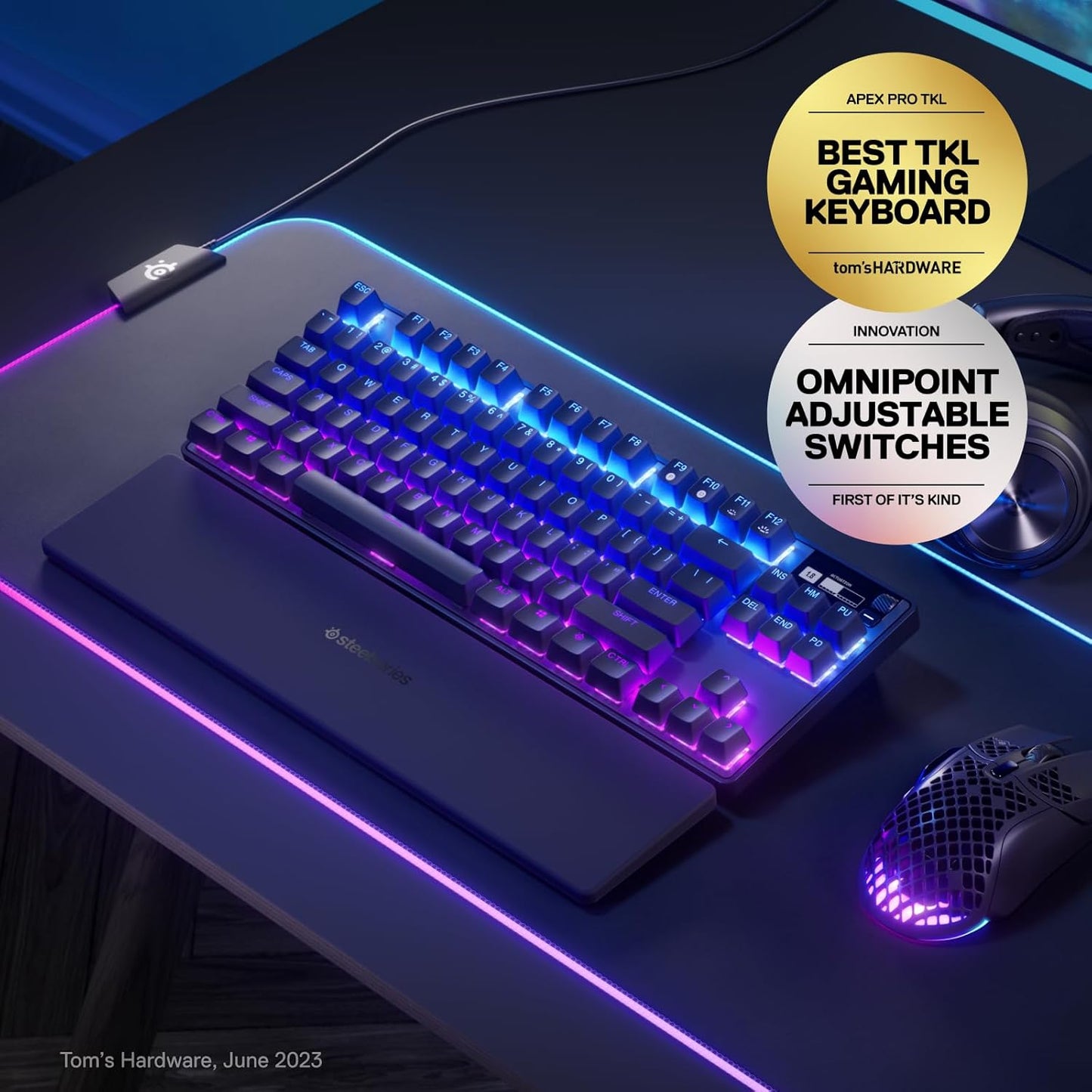 SteelSeries KB19 Apex Pro TKL Wireless Gaming Keyboard