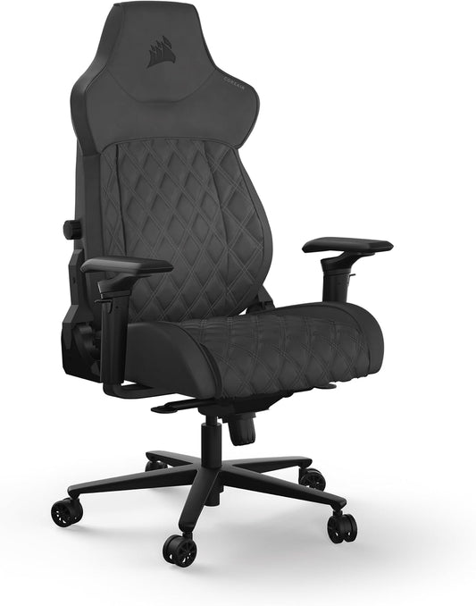 Corsair CF-9010066-WW TC500 Luxe Gaming Chair - Premium Fabric, Adjustable Lumbar - Shadow