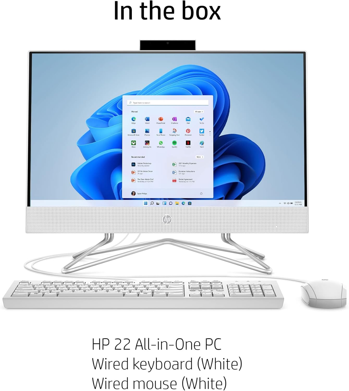 HP 22-dd All-in-One Celeron Desktop - 16GB, 1TB SSD, 21.5" FHD