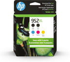 HP 6ZA00AN 952XL High-Yield Ink Cartridges 5-Pack OfficeJet