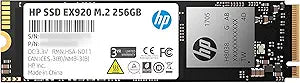 HP 2YY45AA#ABC EX920 256GB M.2 NVMe SSD — main product image