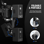 Neewer PS014 Foldable V Mount Battery Plate Arca Base