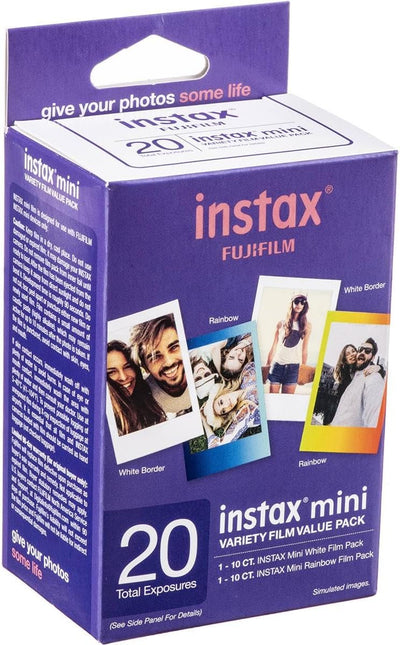 Fujifilm Instax Mini Film: Variety Value Pack - 20 Shots