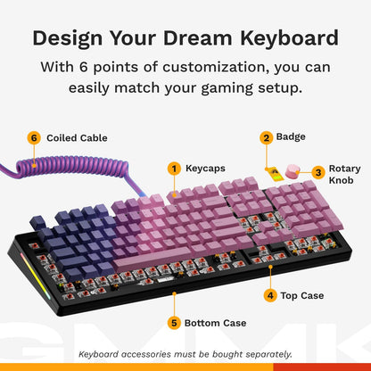 Glorious GLO-KB-GMMK3-100 Barebones Mechanical Keyboard