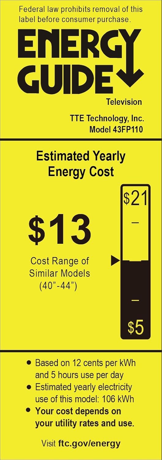 TCL 43FP110 43-Inch 1080p Roku Smart LED TV