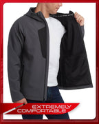 Spyder Softshell Jacket Mens Lightweight Hooded Fleece