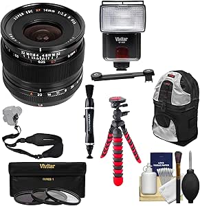 Fujifilm K-101582-05 14mm f/2.8 XF Lens Kit