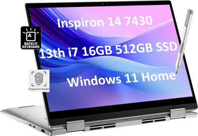 Dell i7-1355U Inspiron 14" 2-in-1 Laptop - Renewed