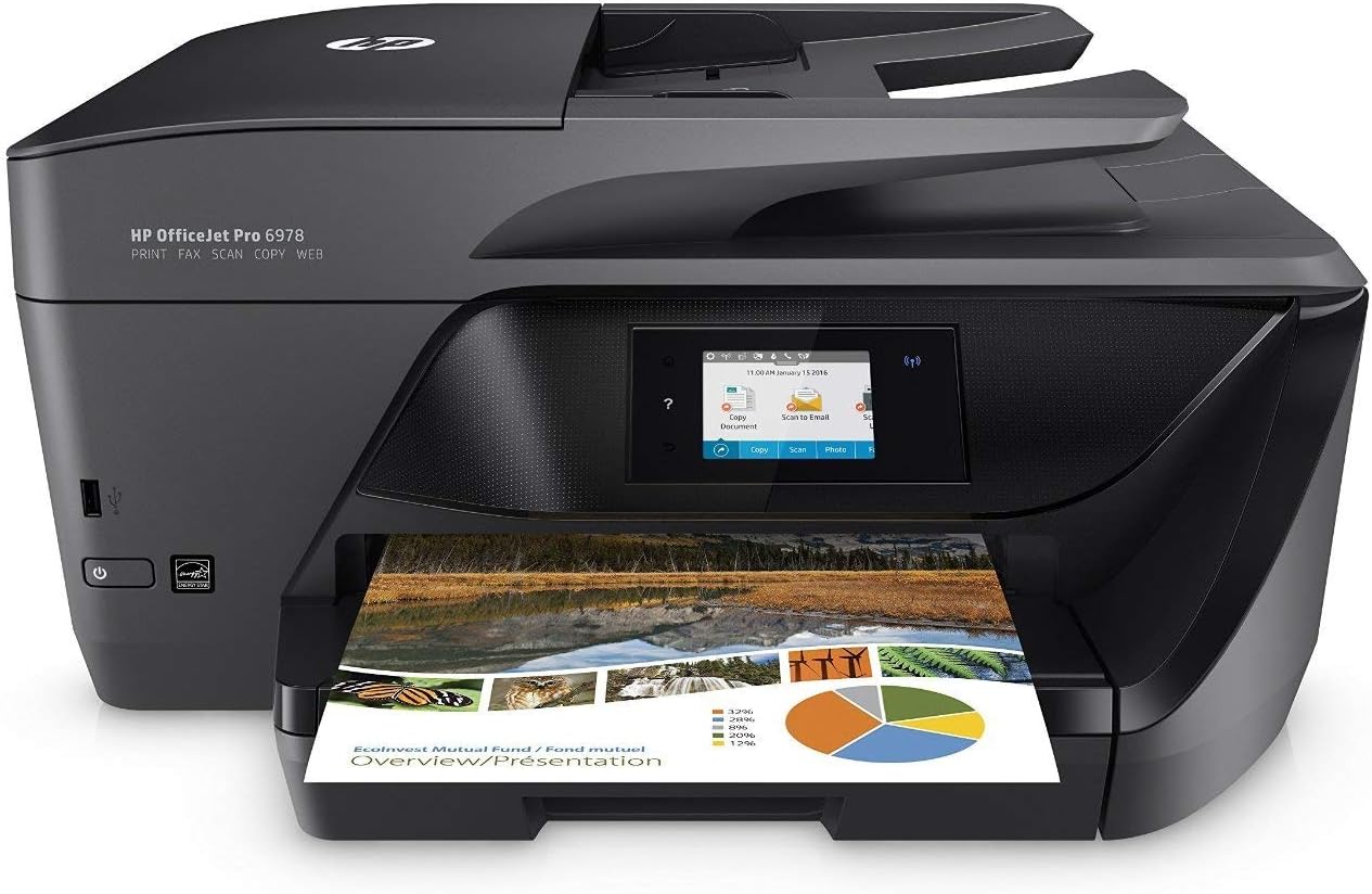 HP (T0F29A OfficeJet Pro 6978 Wireless All-in-One Printer - Renewed