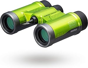 Pentax 61813 UD 9x21 Compact Binoculars - Navy Green