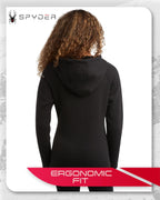 Spyder Women’s Athletic Full Zip Hooded Fleece Sweatshirt