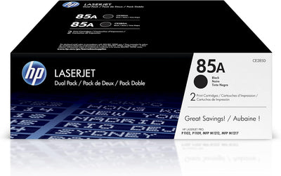 HP CE285D 85A Black Toner Cartridge 2-Pack