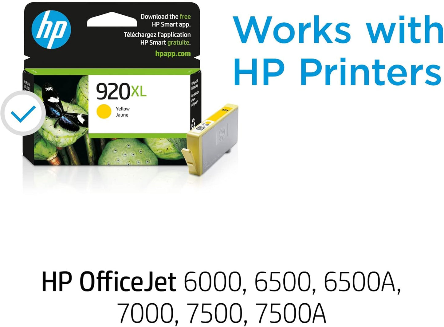 HP CD974AN 920XL Yellow High-Yield Ink Cartridge