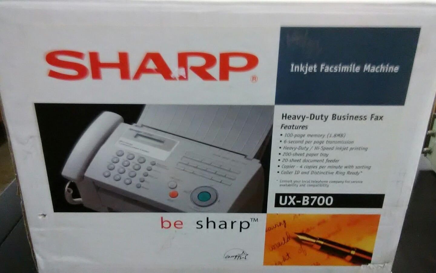 Sharp UX-B700 Business Inkjet Fax Machine - Large Capacity