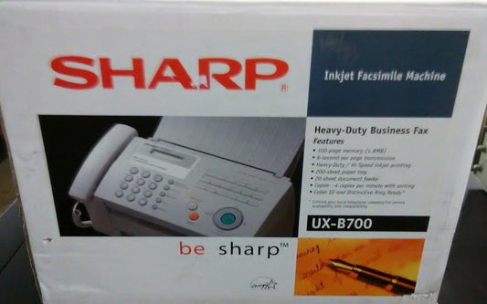Sharp UX-B700 Business Inkjet Fax Machine - Large Capacity