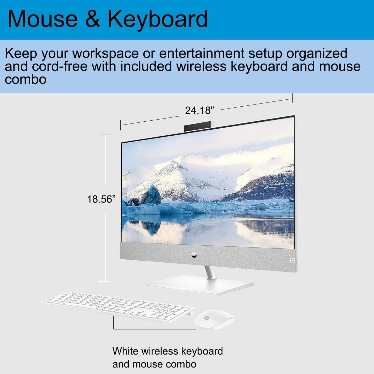 HP TPC-Q087-27 Pavilion 27" Touch All-in-One Desktop RTX 3050