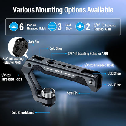 Sirui AM-THC Cold Shoe Mount Camera Top Handle