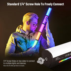Neewer TL96RGB Handheld RGB LED Video Light Wand Magnetic