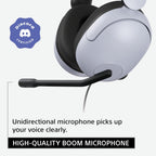 Sony H3 Gaming Headset Wired Mic INZONE PS5 PC White