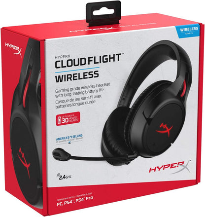 HyperX HX-HSCF-BK/AM Cloud Flight Wireless Gaming Headset 30-Hour Battery
