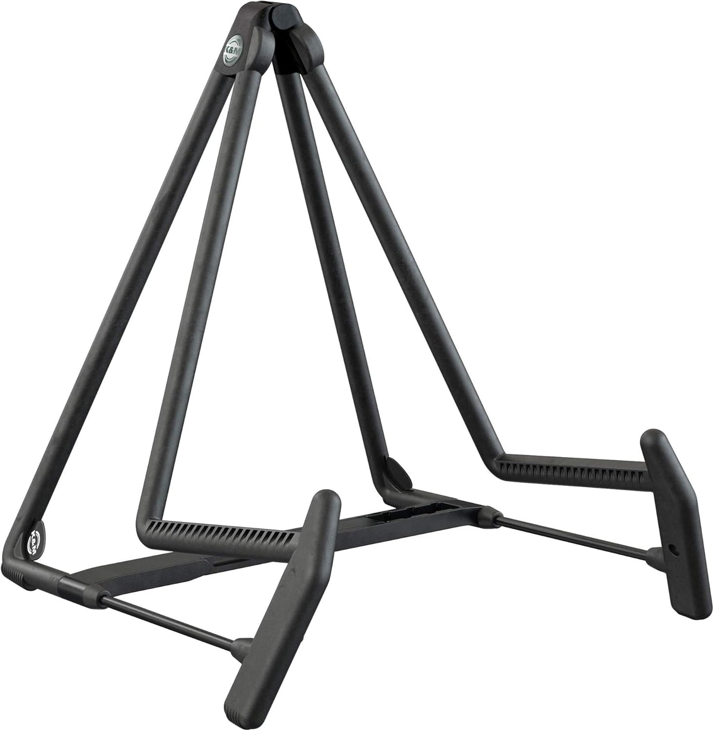 K&M Heli 2 Guitar Stand - Folding A-Frame - Black