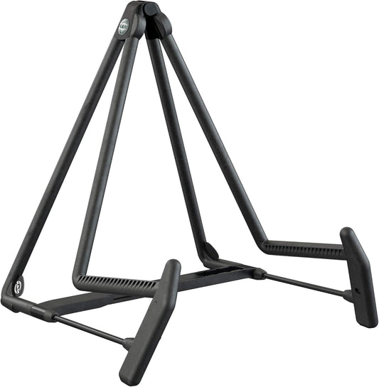 K&M Heli 2 Guitar Stand - Folding A-Frame - Black