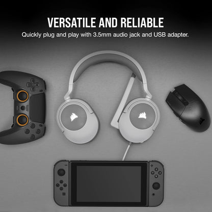 Corsair CA-9011390-WW HS55 Surround v2 Gaming Headset White