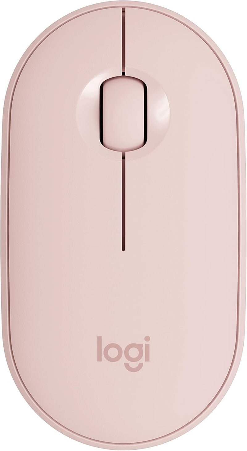 Logitech 910-006524 Pebble Wireless Mouse Bluetooth Silent Rose — main product image