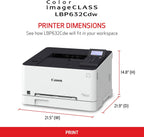 Canon 5159C003 Color imageCLASS LBP632Cdw Wireless Printer