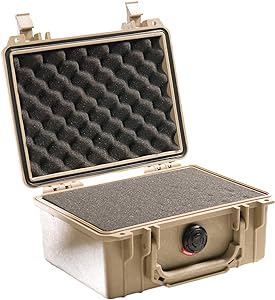 Pelican 1150-000-190 Camera Case With Foam Desert Tan